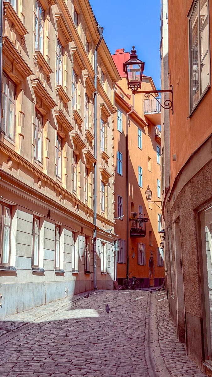 Prästgatan Lane in stockholm