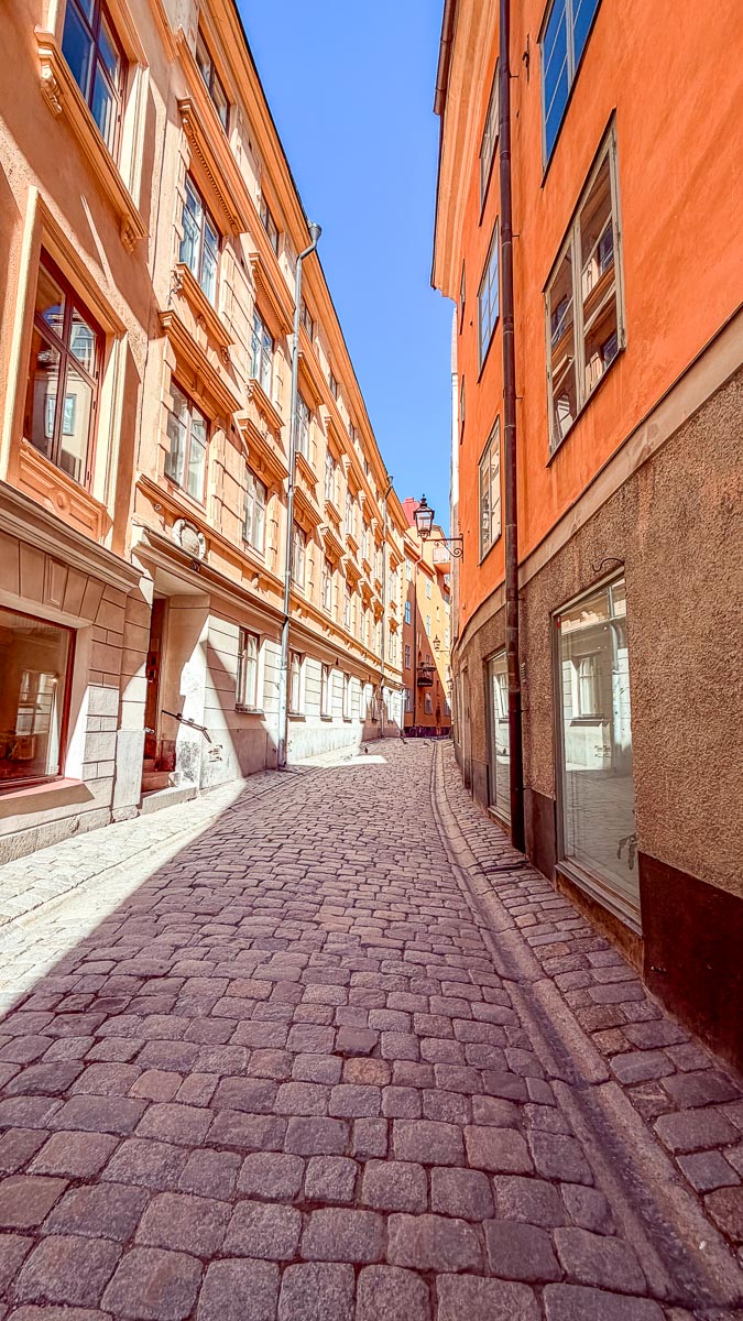 Prästgatan Lane in stockholm 3 days in Stockholm